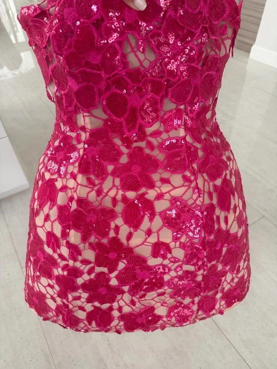 Retrofete Alira Lace Dress - Picture 5 of 6